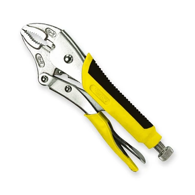 Gambar Krisbow Tang Penjepit Locking Plier Curve Jaw 10 Inch Lrlcr10