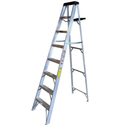 Gambar Krisbow Tangga Lipat Aluminium Heavy Duty 6 Step 1.8 Mtr
