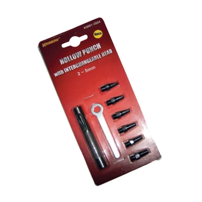 Gambar Krisbow Set Hollow Punch 2-5 mm