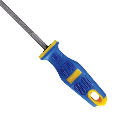 Gambar Krisbow Kikir Bulat Kasar 10 cm - Biru