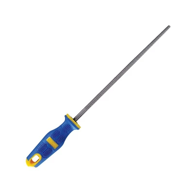 Gambar Krisbow Kikir Bulat Kasar 20 cm - Biru