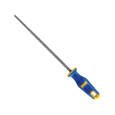 Gambar Krisbow Kikir Bulat Halus 20 cm - Biru