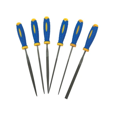 Gambar Krisbow Set Alat Kikir 14 cm 6 Pcs - Biru