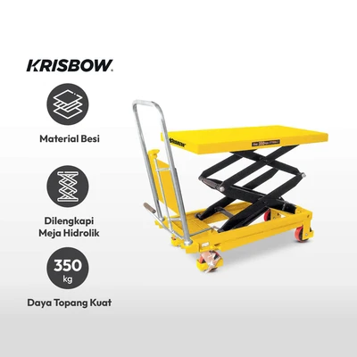 Gambar Krisbow Hydraulic Scissor Lift 130 cm x 350 Kg