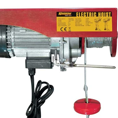 Gambar Krisbow Alat Derek Elektrik Electric Hoist Reel Double Hook 600 Kg