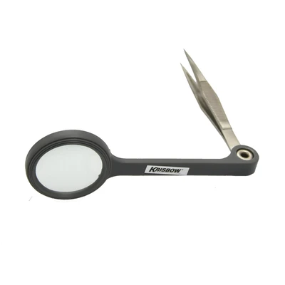 Gambar Krisbow Kaca Pembesar Dengan Pinset 25 mm