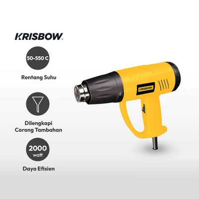 Gambar Krisbow Heat Gun 2000 Watt - Kuning