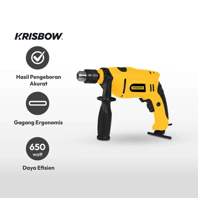 Gambar Krisbow Bor Listrik 650 Watt 13 mm