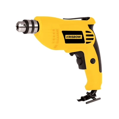 Gambar Krisbow Bor Listrik 400 Watt 10 mm - Kuning