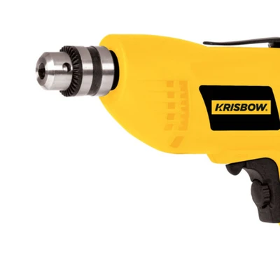 Gambar Krisbow Bor Listrik 400 Watt 10 mm - Kuning