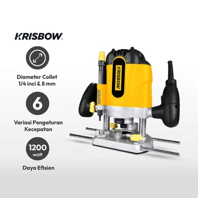 Gambar Krisbow Mesin Profil Kayu 1200 Watt