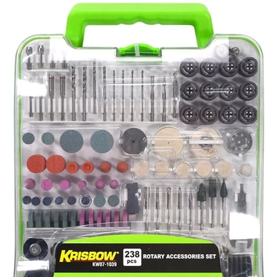 Gambar Krisbow Set Aksesoris Rotary Tool 238 Pcs