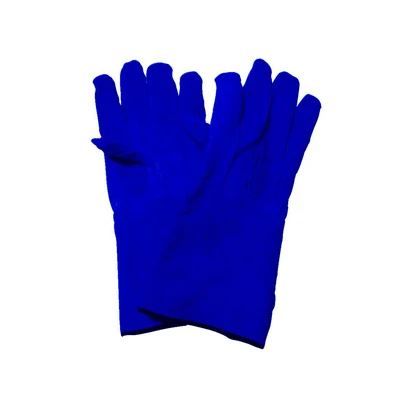 Gambar Krisbow Sarung Tangan Pengaman Las Kulit 40 cm - Biru