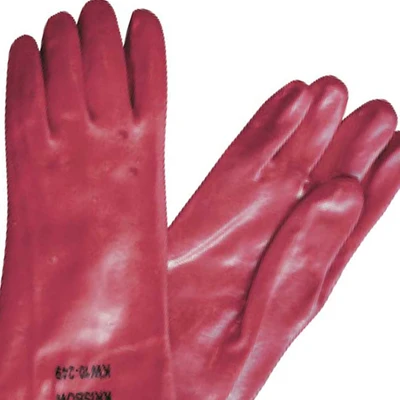 Gambar Krisbow Sarung Tangan Pengaman PVC - Merah
