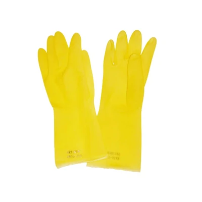 Gambar Krisbow Sarung Tangan Pengaman Latex M - Kuning