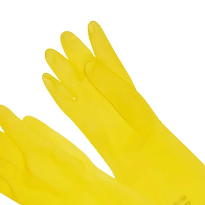 Gambar Krisbow Sarung Tangan Pengaman Latex M - Kuning