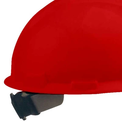 Gambar Krisbow Brim Helm Keselamatan Kerja Hdpe - Merah