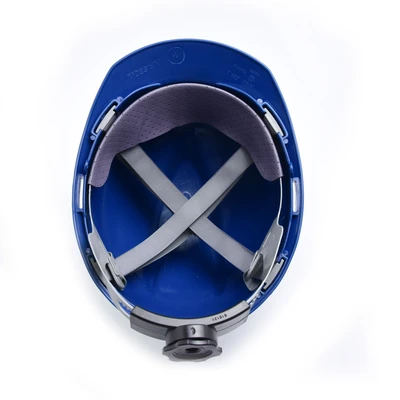Gambar Krisbow Brim Helm Keselamatan Kerja Hdpe - Biru