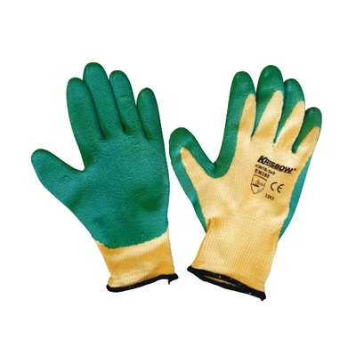 Gambar Krisbow Sarung Tangan Pengaman Karet - Hijau/Kuning