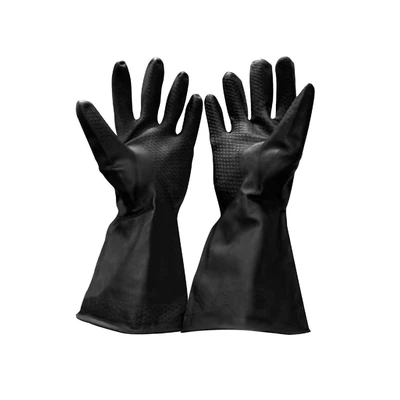Gambar Krisbow Sarung Tangan Pengaman Latex Industrial - Hitam