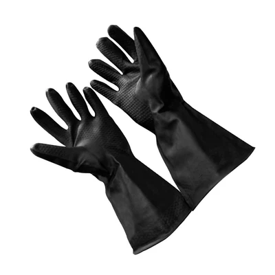 Gambar Krisbow Sarung Tangan Pengaman Latex Industrial - Hitam