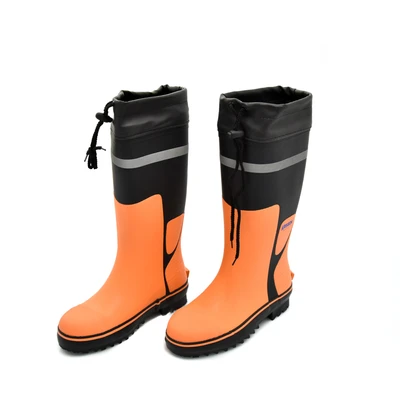 Gambar Krisbow Sepatu Boot Karet Ukuran M - Oranye