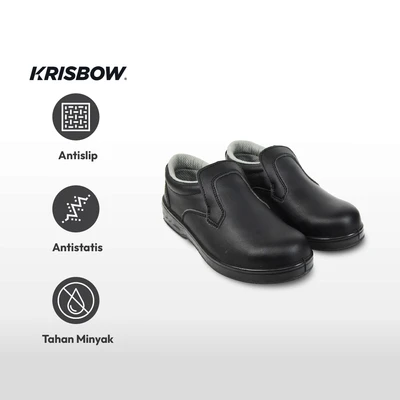 Gambar Krisbow Ukuran 44 Trojan Sepatu Pengaman - Hitam