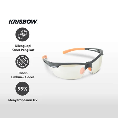 Gambar Krisbow Kacamata Pengaman Indoor/Outdoor (Dgn Nosepad)