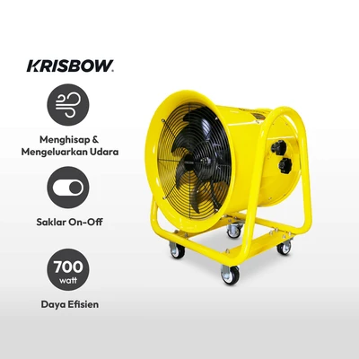 Gambar Krisbow Blower Ventilator Industrial 18 Inch - Kuning
