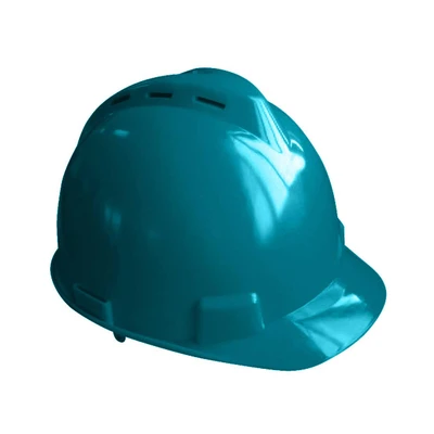 Gambar Krisbow Brim Vented Helm Keselamatan Kerja Hdpe - Hijau