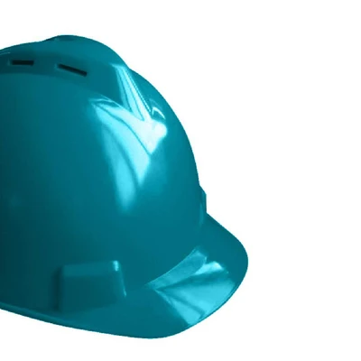 Gambar Krisbow Brim Vented Helm Keselamatan Kerja Hdpe - Hijau