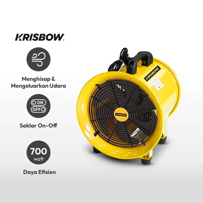 Gambar Krisbow 12 Inci Blower Ventilator Industrial - Kuning