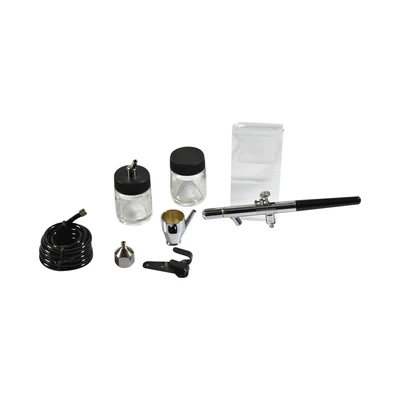 Gambar Krisbow Alat Lukis Air Brush Kit Multifungsi Hs-28 - Silver/Hitam