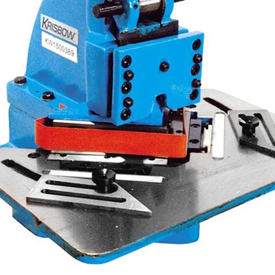 Gambar Krisbow Alat Pemotong Plat 0.16 cm x 4 Ton - Biru