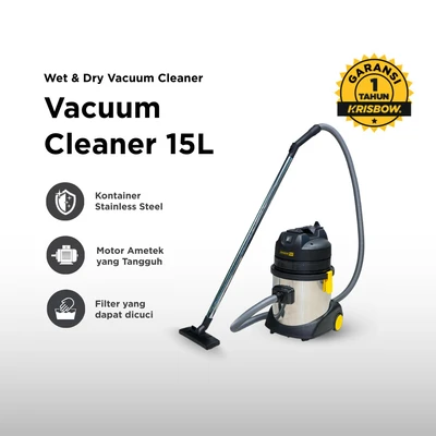Gambar Krisbow Vacuum Cleaner Wet & Dry 15 Liter