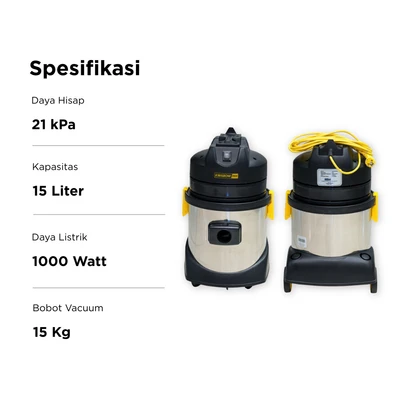Gambar Krisbow Vacuum Cleaner Wet & Dry 15 Liter