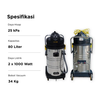 Gambar Krisbow Vacuum Cleaner Wet & Dry 80 Liter