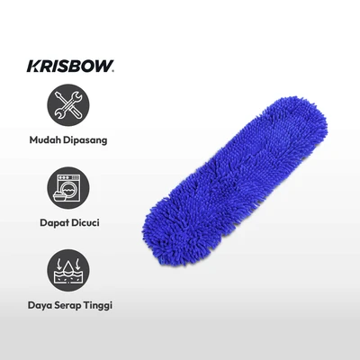 Gambar Krisbow 24 Inci Refill Kain Pel Microfiber