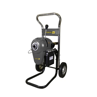 Gambar Krisbow Motor Alat Pembersih Pipa Pembuangan Dengan Stand 200 mm - Abu-Abu