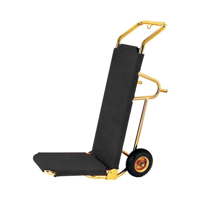 Gambar Krisbow Troli Koper Stainless Steel 50 kg 50x40x122 cm - Gold/Hitam