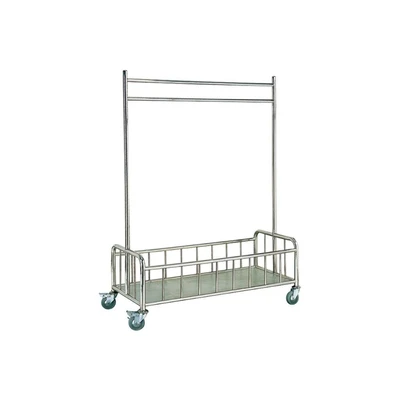 Gambar Krisbow Troli Laundry Hotel 122x54.5x170 cm Chrome