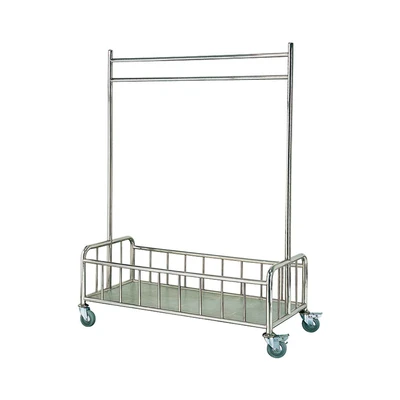Gambar Krisbow Troli Laundry Hotel 122x54.5x170 cm Chrome