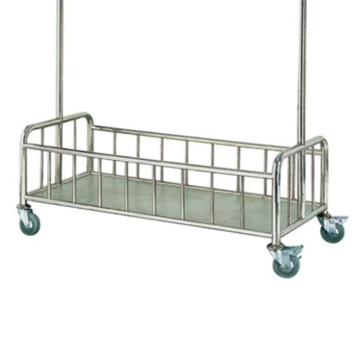 Gambar Krisbow Troli Laundry Hotel 122x54.5x170 cm Chrome