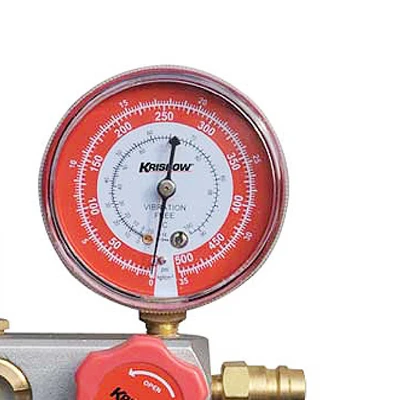 Gambar Krisbow Set Testing Manifold Untuk Tabung Freon R134A 90 cm Ersr134
