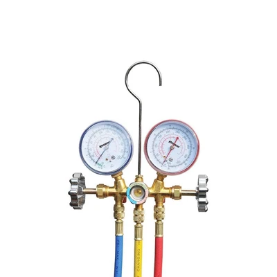 Gambar Krisbow Set Testing Manifold Untuk Tabung Freon R22 90 cm Ersr22