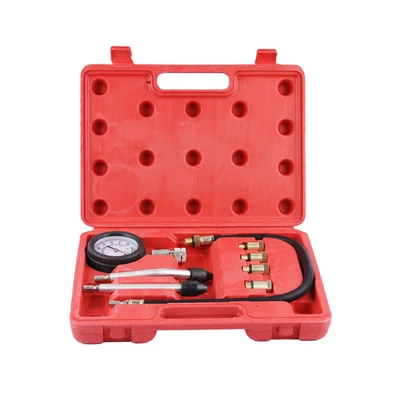 Gambar Krisbow Set Alat Tester Kompresi Mesin Bensin & Adaptor Epstpcs - Merah