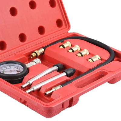 Gambar Krisbow Set Alat Tester Kompresi Mesin Bensin & Adaptor Epstpcs - Merah
