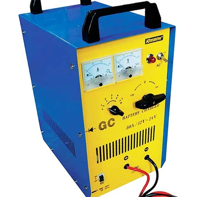 Gambar Krisbow Charger Aki Mobil 50A 12V/24V Erbc50