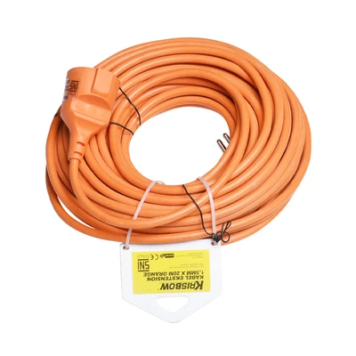 Gambar Krisbow Kabel Ekstensi 20 Meter 1.5 mm
