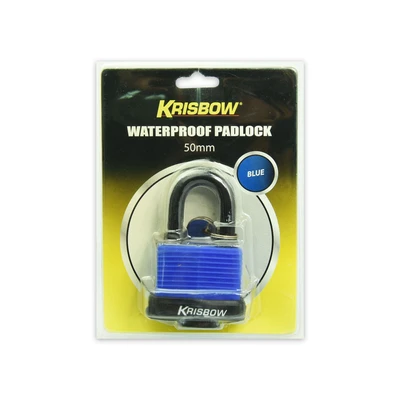 Gambar Krisbow Gembok Anti Air 50 mm - Biru